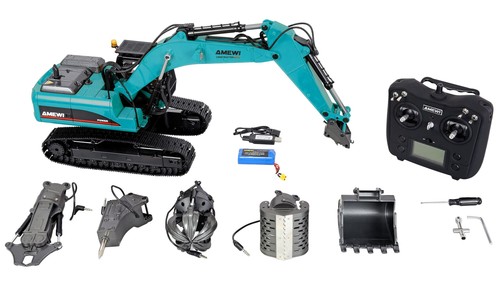 Amewi g705e metall bagger - metall, 1:14