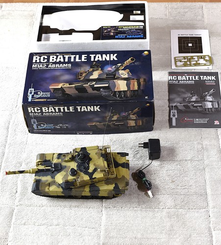 Battle tank panzer abrams - rc,