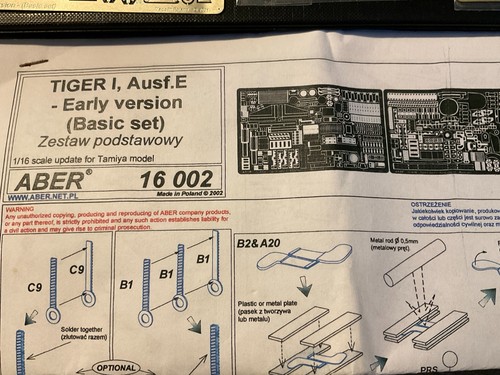 Aber ätzteile für tiger - Ätzteile, 1